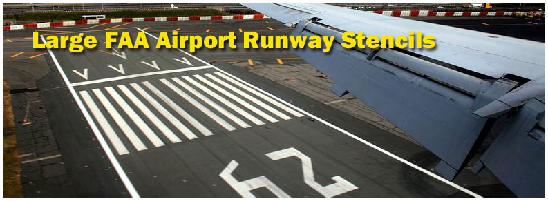 Large Federal Aviation Stencils
FAA Stencils
FAA Airport Taxiway Stencils
Large Fed Spec Stencils
Federal Specification (MUTCD) Stencils
MUTCD Stencils
Brass Interlocking Large Size Stencil
Brass Interlocking Letters and Figures Stencils
Brass Int